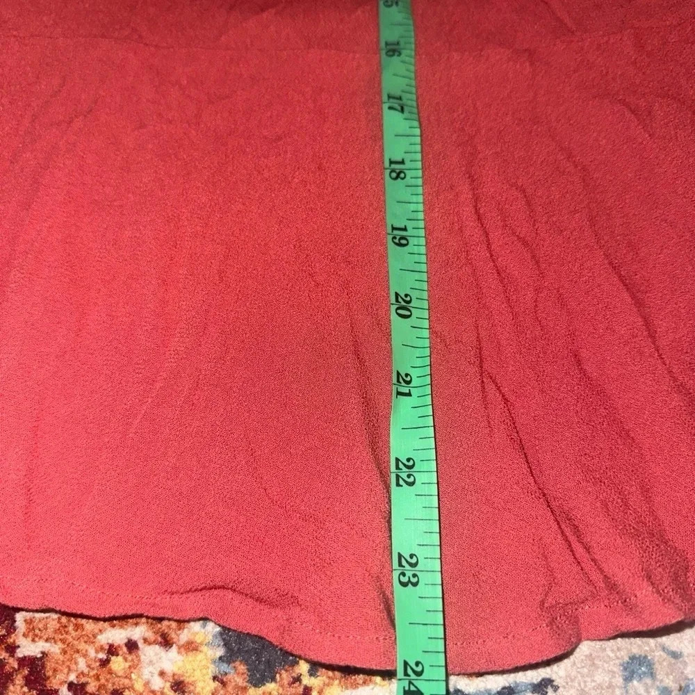 Mossimo Supply Pink Shirt Crisscross V-neck Sz XXL - Picture 8 of 8